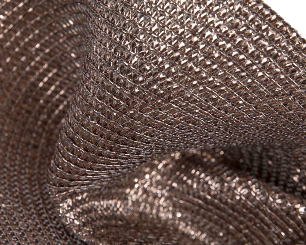 Sparkly tall bronze fascinator by Fillies Collection - Image 3