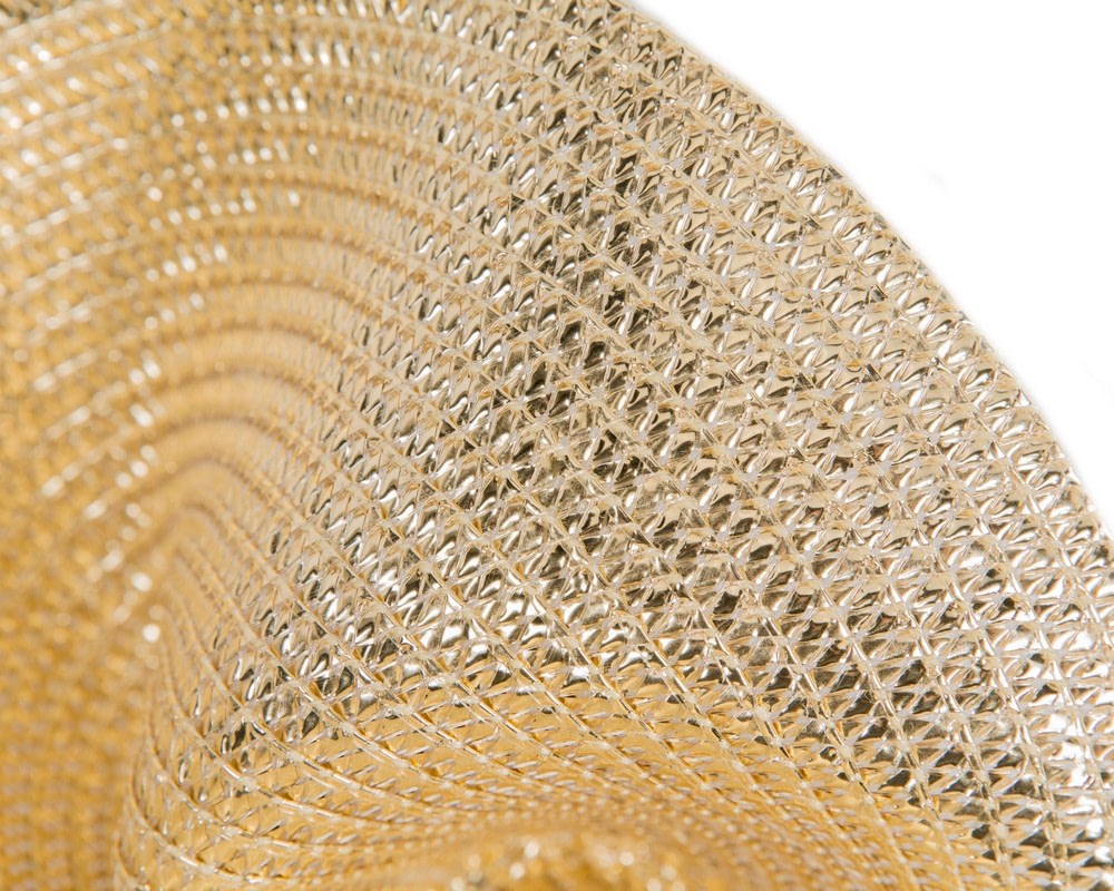 Sparkly tall gold fascinator by Fillies Collection - Fascinators Online Sparkly tall gold fascinator by Fillies Collection - Image 3