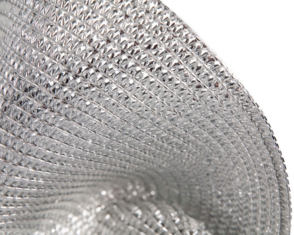 Sparkly tall silver fascinator by Fillies Collection - Fascinators Online Sparkly tall silver fascinator by Fillies Collection - Image 3