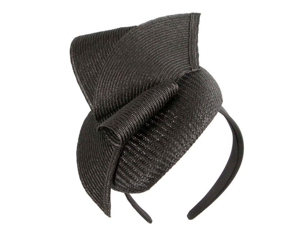 Fascinators Online - Black racing pillbox fascinator by Fillies Collection