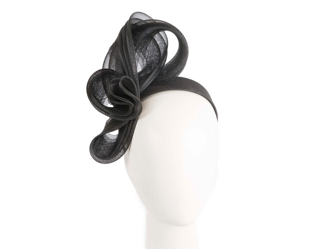 Fascinators Online - Black layered racing fascinator by Fillies Collection