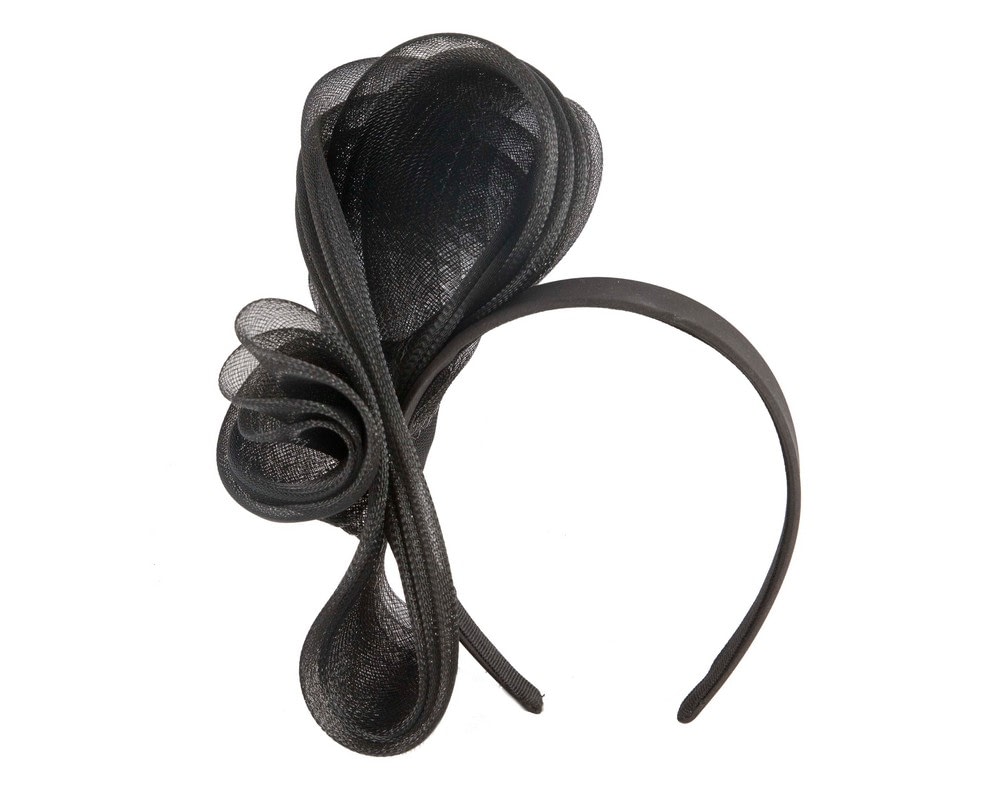 Fascinators Online - Black layered racing fascinator by Fillies Collection