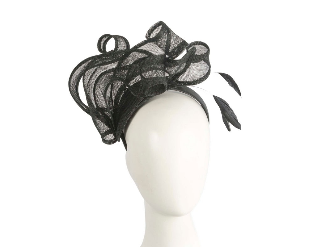 Fascinators Online - Max Alexander Black Racing Fascinator