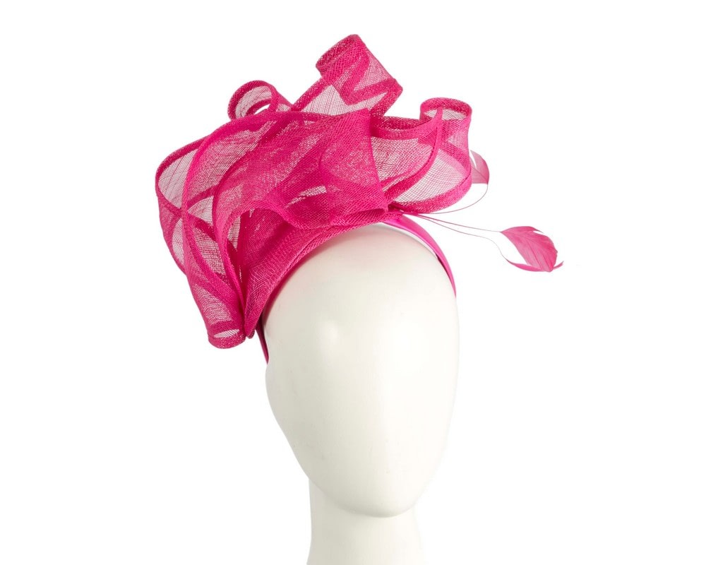 Fascinators Online - Max Alexander Fuchsia Racing Fascinator
