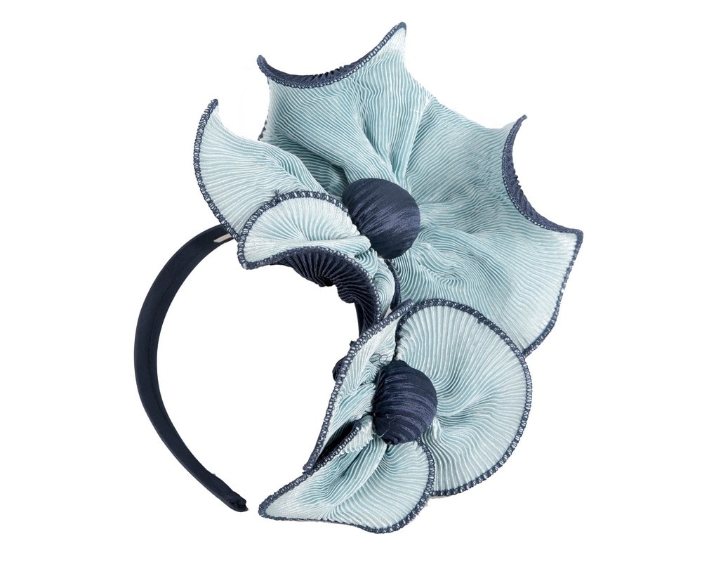 Fascinators Online - Exclusive blue & navy fascinator by Max Alexander
