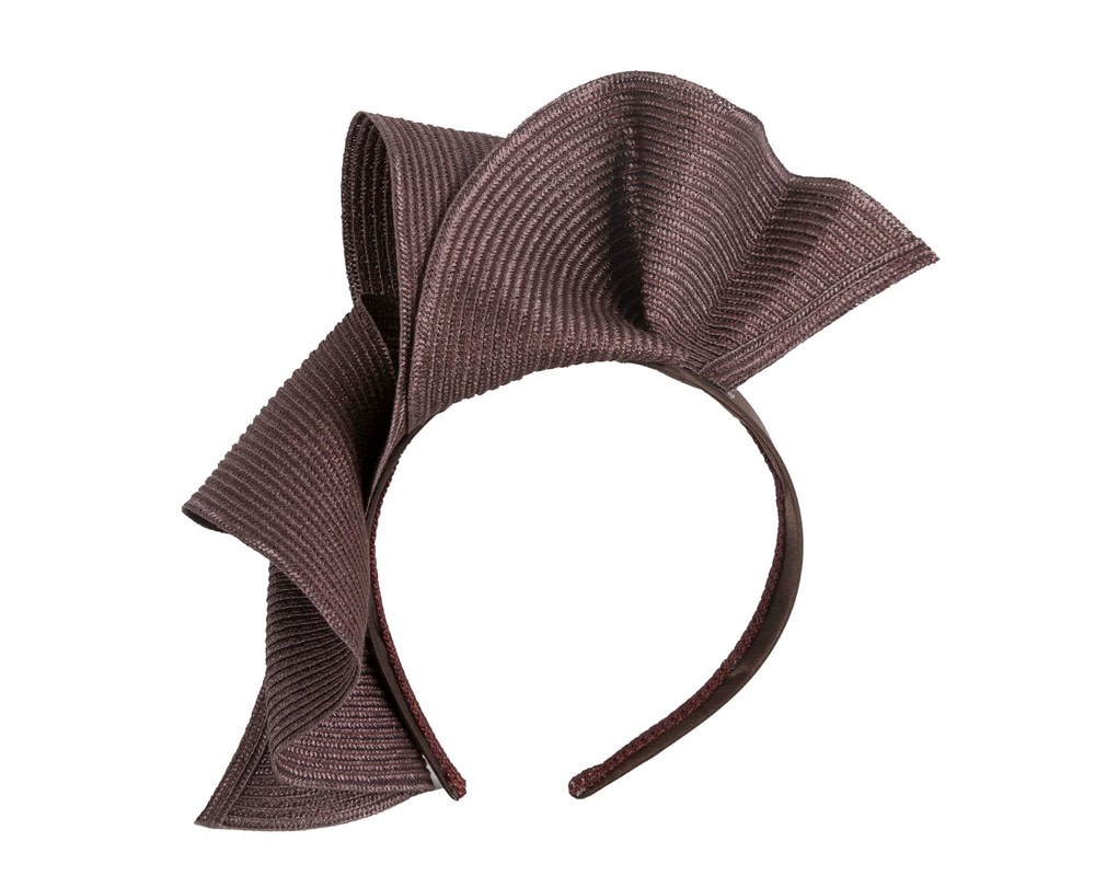 Fascinators Online - Stylish chocolate fascinator by Max Alexander