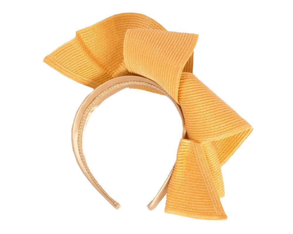 Stylish mustard fascinator by Max Alexander - Image 4