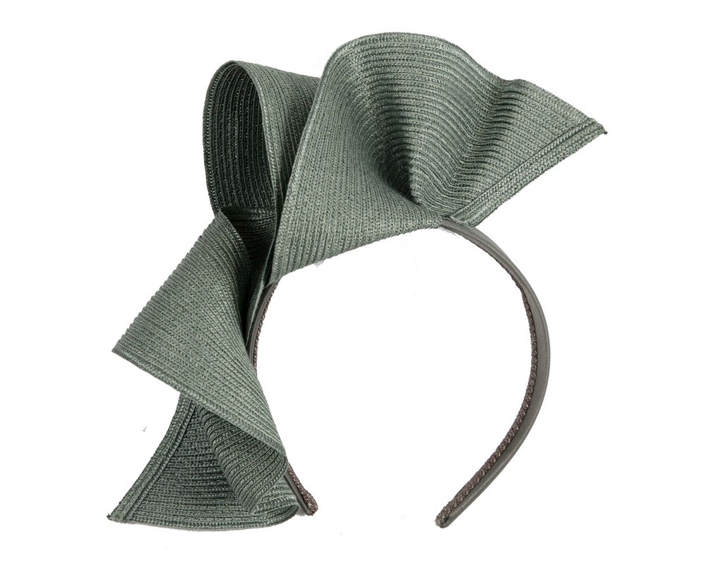 Fascinators Online - Stylish olive fascinator by Max Alexander