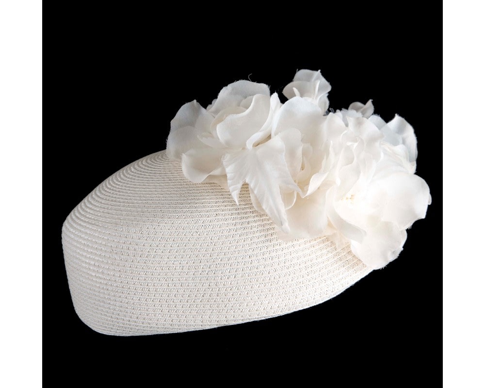Cream beret hat by Max Alexander - Image 6