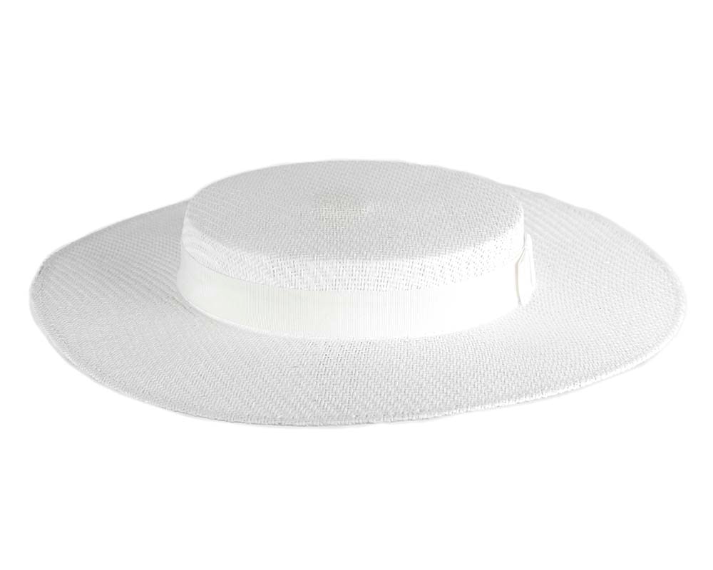 Max Alexander White Boater Hat - Image 6