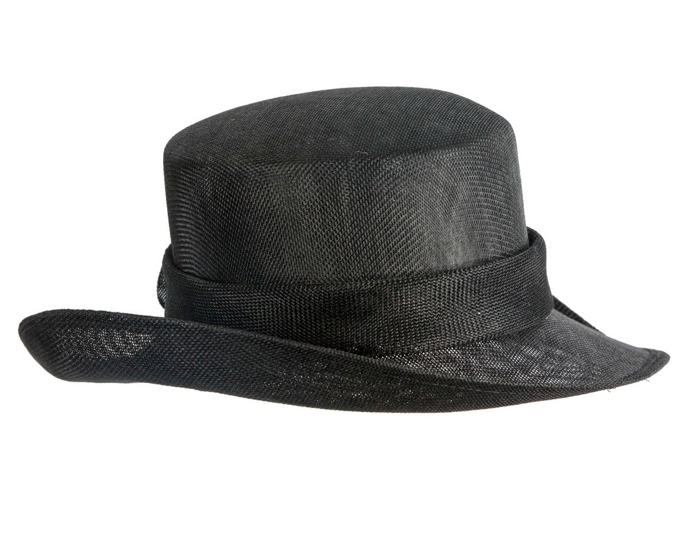 Black ladies fashion hat by Max Alexander - Fascinators Online Black ladies fashion hat by Max Alexander - Image 3