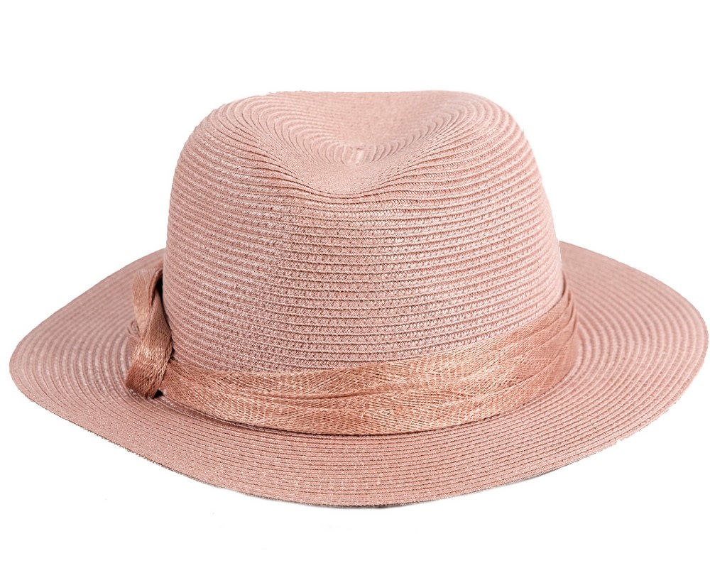 Taupe soft-brimmed fedora hat by Max Alexander - Image 4