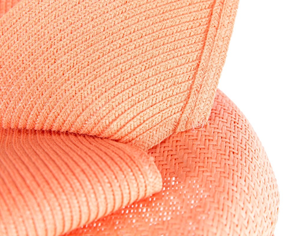 Coral racing pillbox fascinator by Fillies Collection - Image 5