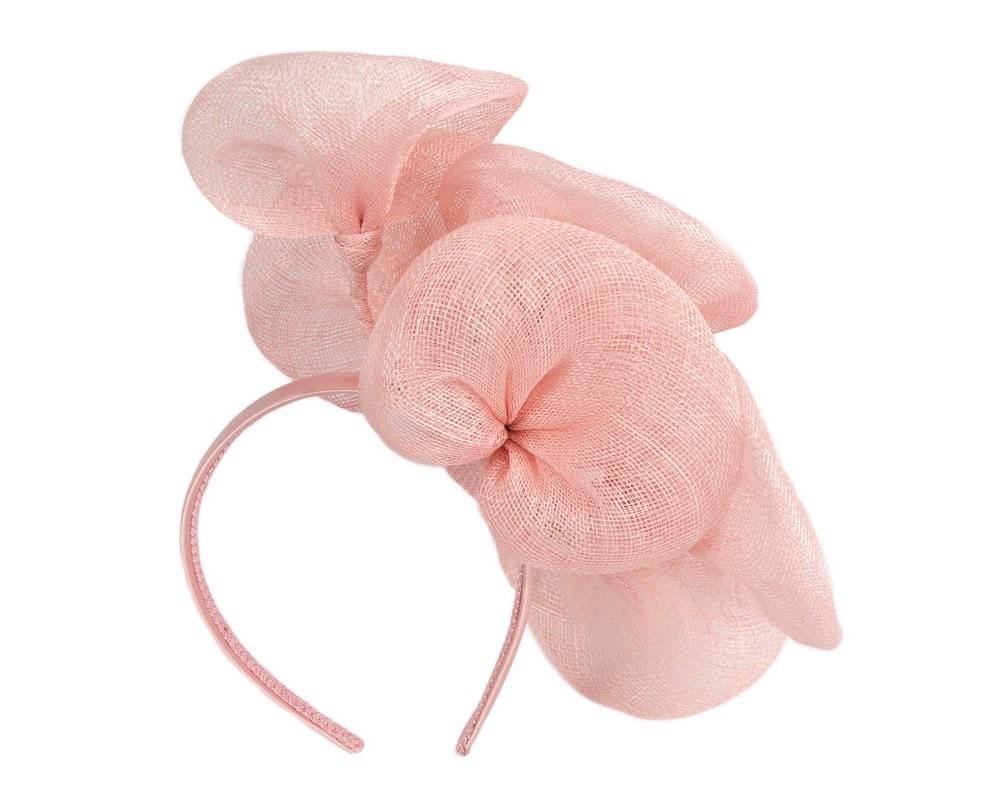 Pink sinamay flower fascinator by Max Alexander - Image 4