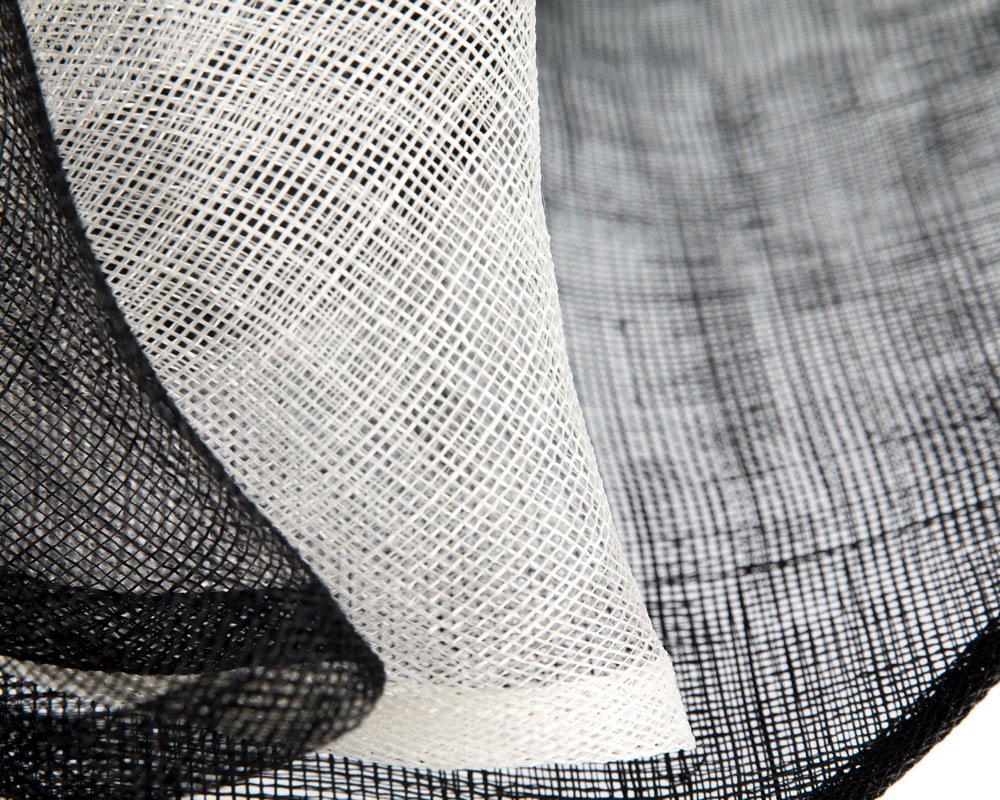 Max Alexander Black & White Wide-Brim Hat with Bow - Image 5