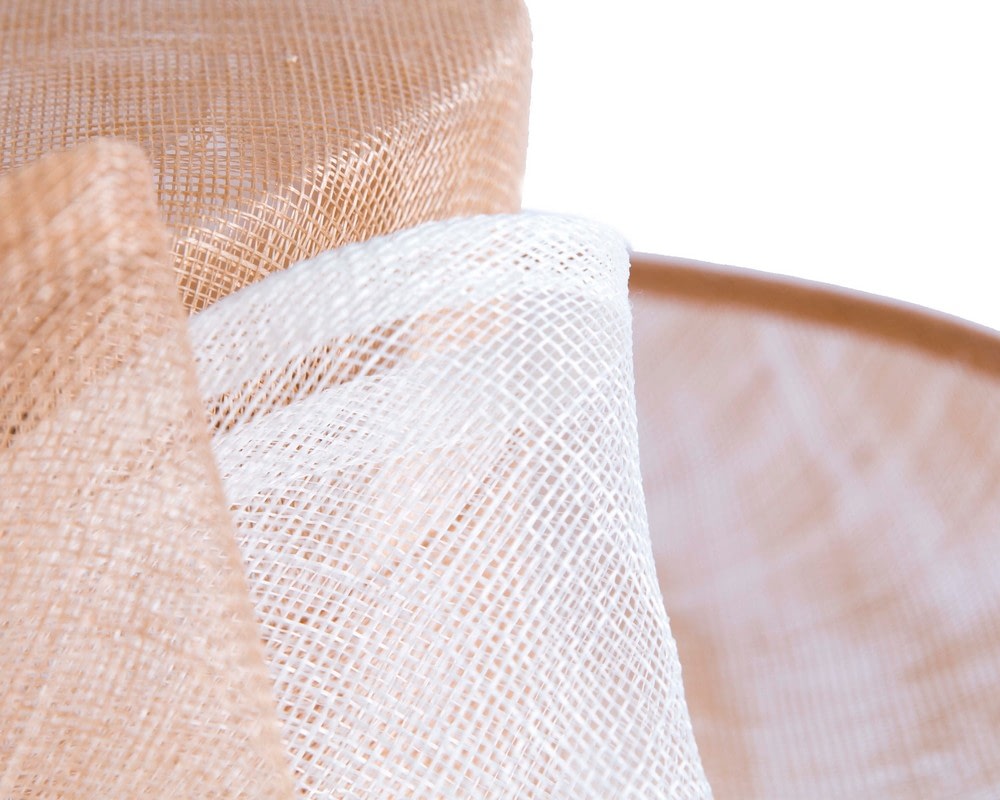 Max Alexander Nude & Cream Wide-Brim Hat with Bow - Image 5