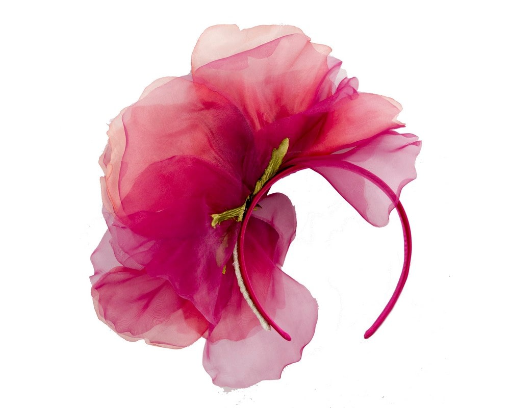 Large sunrise silk flower headband by Fillies Collection - Image 4