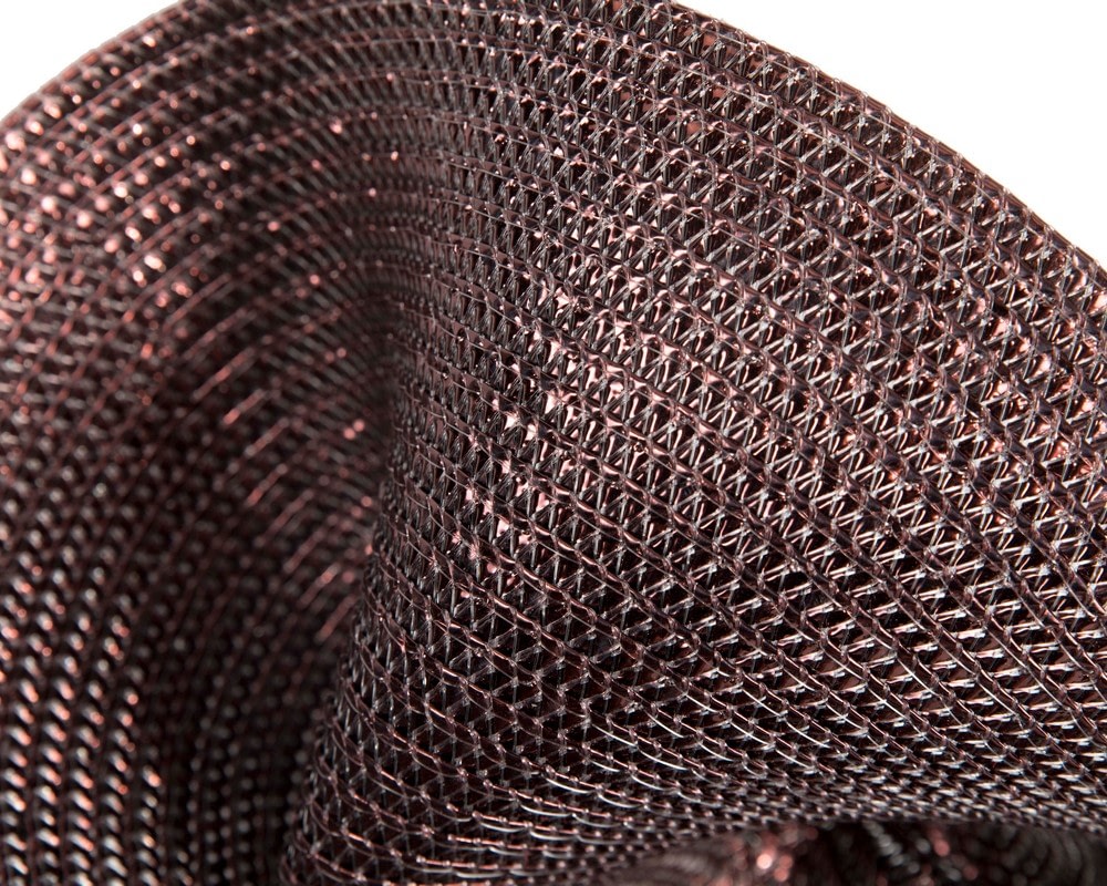 Sparkly tall chocolate fascinator by Fillies Collection - Image 3