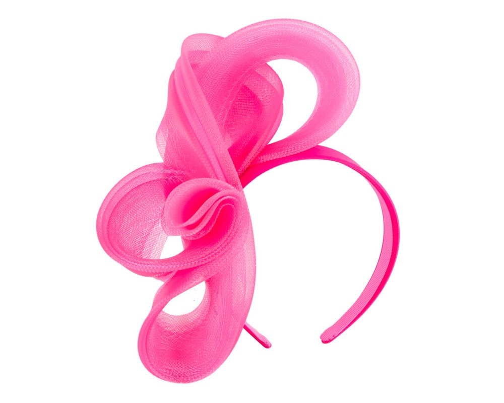 Fascinators Online - Hot Pink layered racing fascinator by Fillies Collection