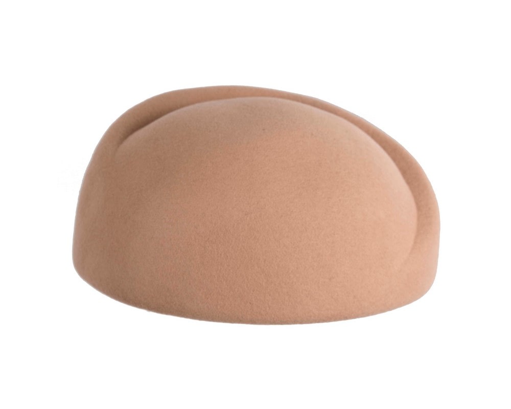 Designers beige felt winter fashion hat by Max Alexander - Fascinators Online Designers beige felt winter fashion hat by Max Alexander - Image 3