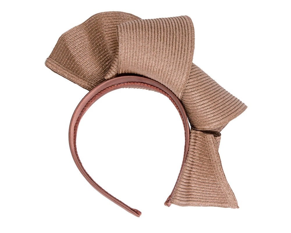 Stylish coffee fascinator by Max Alexander - Fascinators Online Stylish coffee fascinator by Max Alexander - Image 4