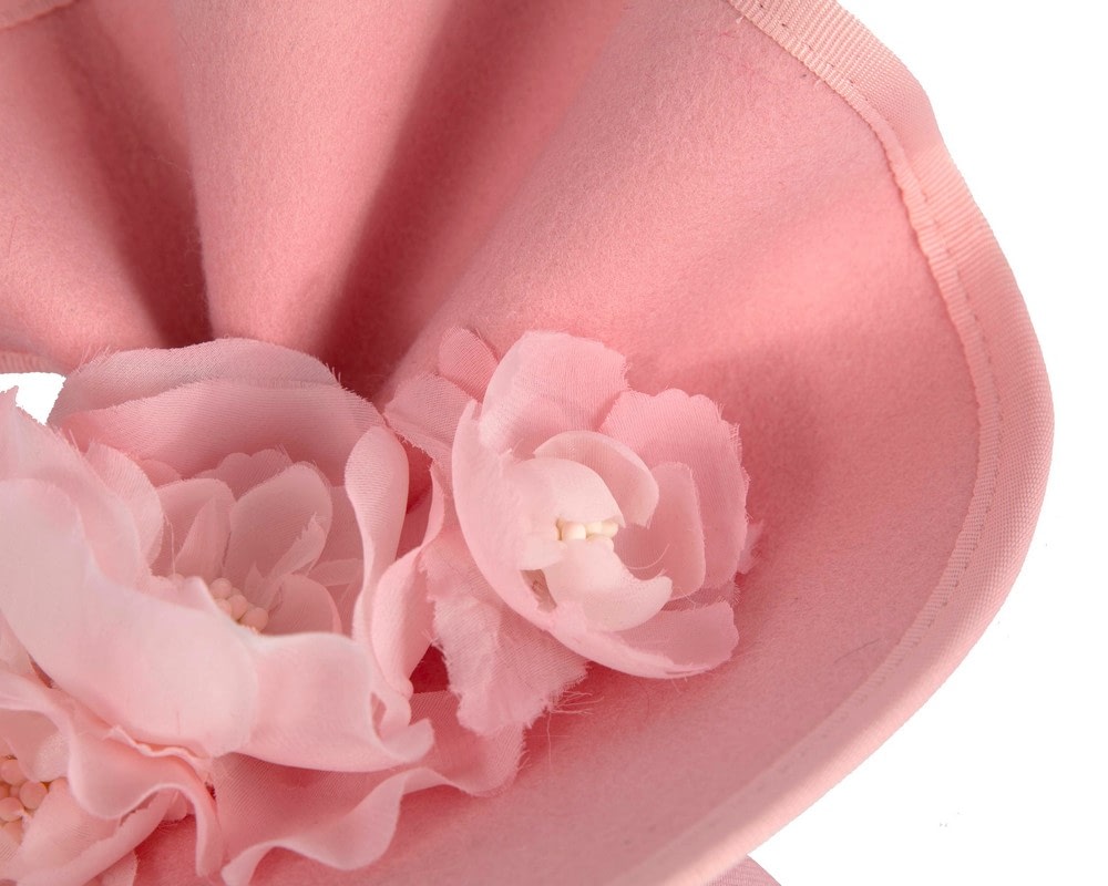 Pink Winter Racing Fascinator by Fillies Collection - Fascinators Online Pink Winter Racing Fascinator by Fillies Collection - Image 3