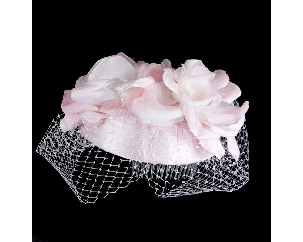 Pink Pillbox Fascinator – Handmade in Australia - Fascinators Online Pink Pillbox Fascinator – Handmade in Australia - Image 7