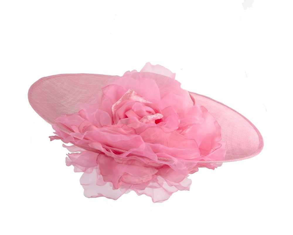 Large Fillies Collection Pink Fascinator Hat - Fascinators Online Large Fillies Collection Pink Fascinator Hat - Image 4