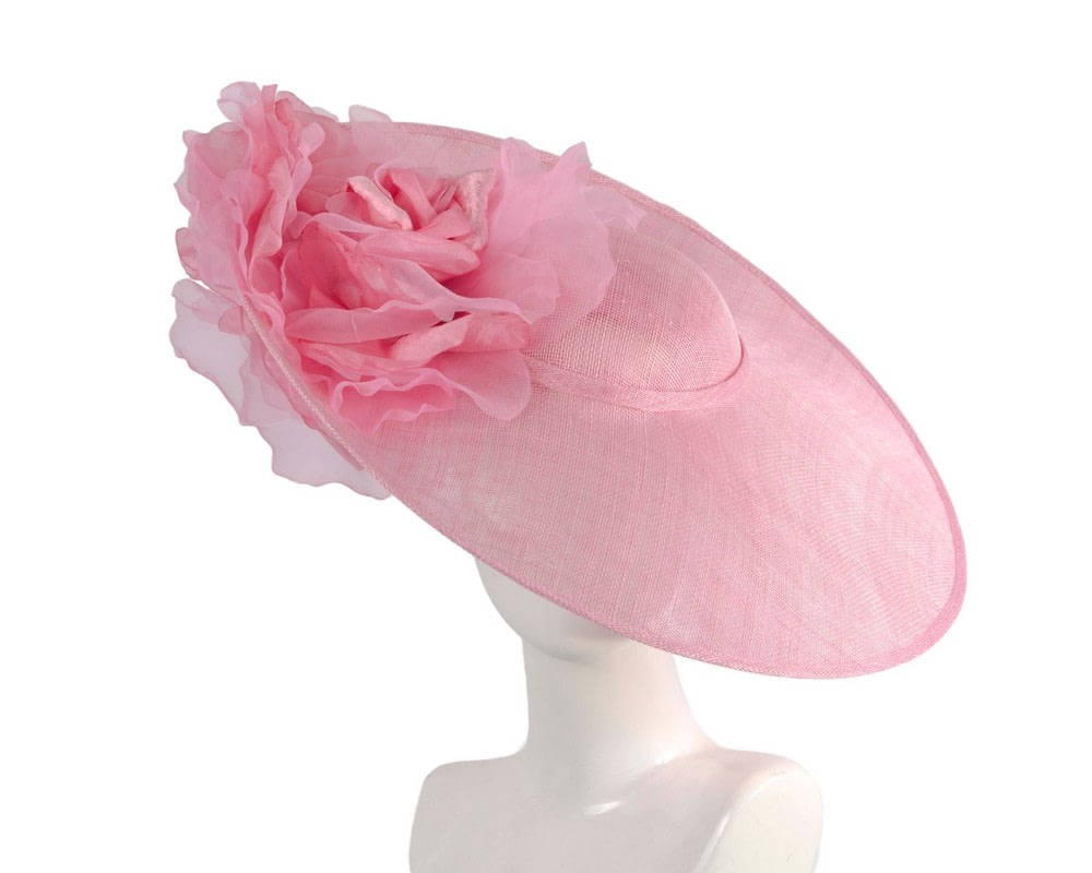 Fascinators Online - Large Fillies Collection Pink Fascinator Hat