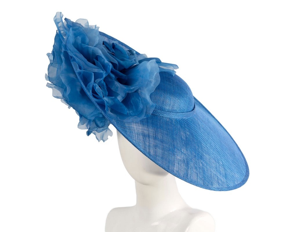 Fascinators Online - Large Fillies Collection Royal Blue Fascinator Hat