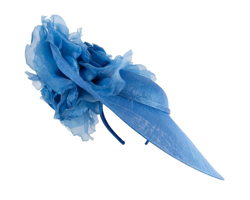Fascinators Online - Large Fillies Collection Royal Blue Fascinator Hat