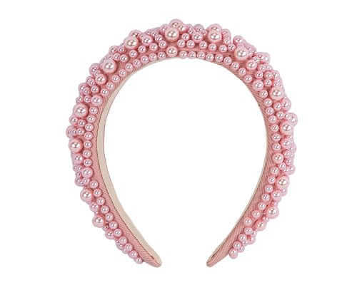 Fascinators Online - Stylish Dusty Pink Fascinator Headband