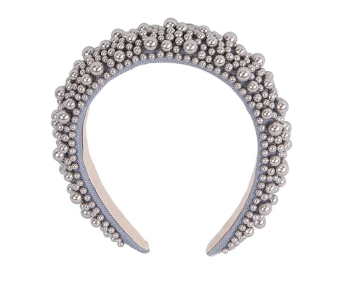 Fascinators Online - Stylish Silver Fascinator Headband