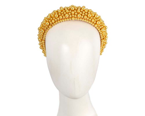 Fascinators Online - Stylish Yellow Fascinator Headband