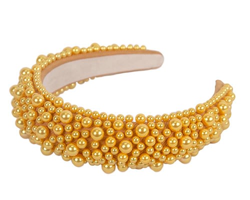 Fascinators Online - Stylish Yellow Fascinator Headband