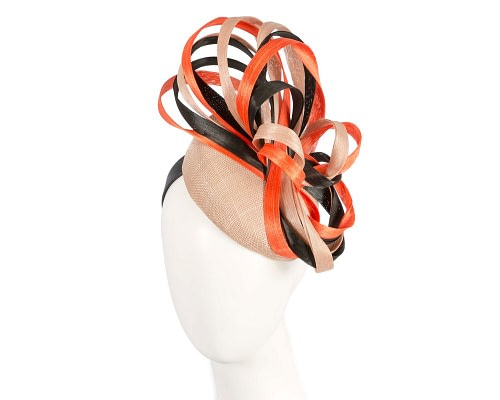 Fascinators Online - Vibrant multicolor pillbox fascinator by Fillies Collection