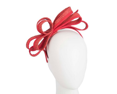 Fascinators Online - Red racing fascinator by Max Alexander
