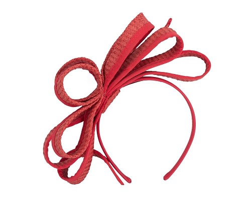 Fascinators Online - Red racing fascinator by Max Alexander