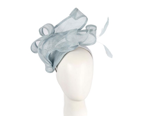 Fascinators Online - Max Alexander Light Blue Racing Fascinator