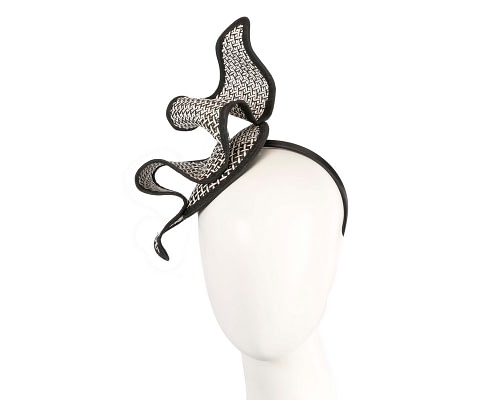 Fascinators Online - Patterned Black & White Max Alexander racing fascinator