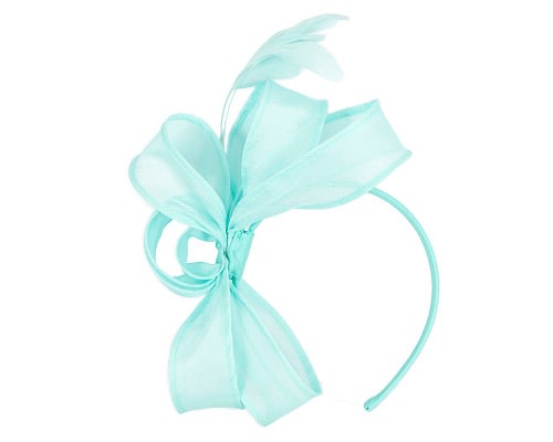 Fascinators Online - Small blue racing fascinator by Max Alexander