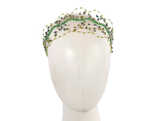 Fascinators Online - Delicate green fascinator headband