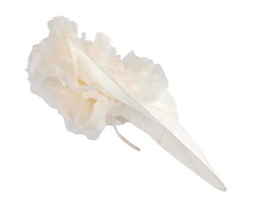 Fascinators Online - Large Fillies Collection Cream Fascinator Hat