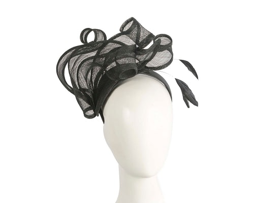 Fascinators Online - Max Alexander Black Racing Fascinator