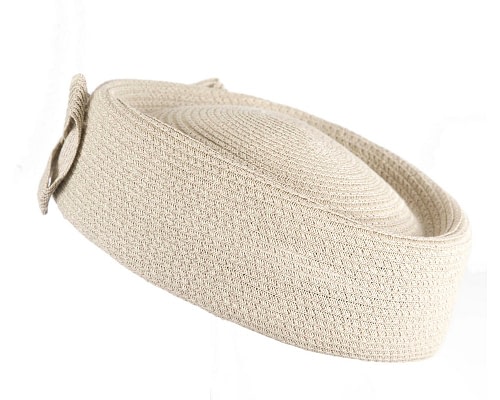 Fascinators Online - Soft grey stewardess pillbox by Max Alexander