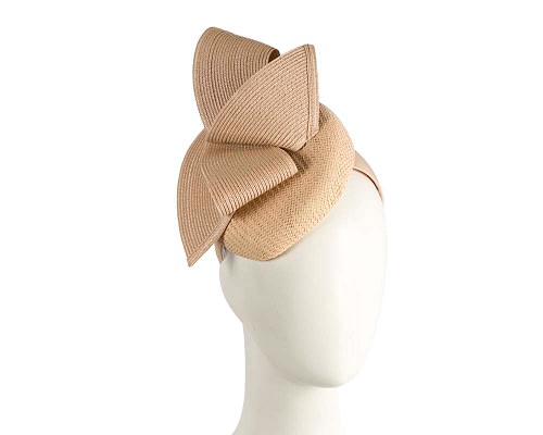 Fascinators Online - Nude racing pillbox fascinator by Fillies Collection