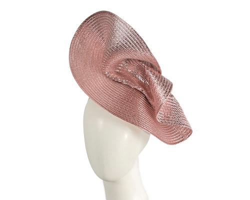 Fascinators Online - Sparkly tall rose gold fascinator by Fillies Collection