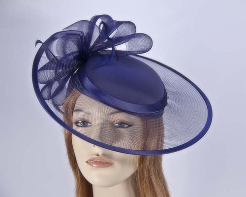 Navy mother of the bride hat