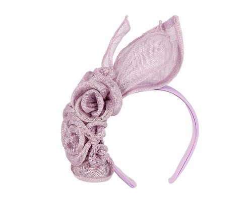 Fascinators Online - Large lilac flower headband fascinator by Max Alexander