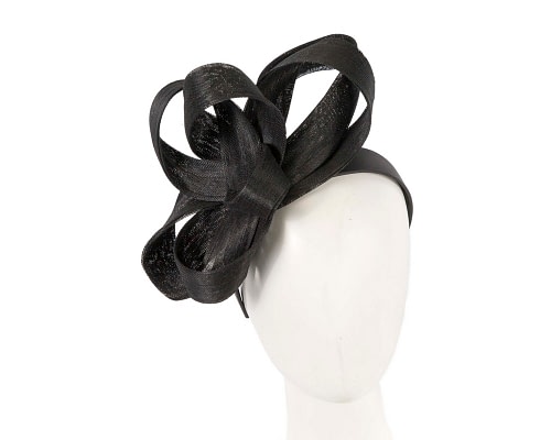 Fascinators Online - Black loops headband fascinator by Fillies Collection